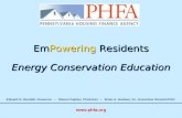 Em Powering  Residents Energy Conservation Education