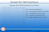 Dynamic BLS Slab Experiment Test Matrix