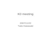 K0 meeting