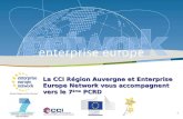 La CCI Région Auvergne et Enterprise Europe Network vous accompagnent vers le 7 ème  PCRD
