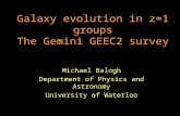 Galaxy evolution in z=1 groups The Gemini GEEC2 survey