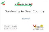 Gardening in Deer Country