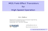 MOS Field-Effect Transistors for High-Speed Operation