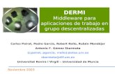DERMI Middleware para aplicaciones de trabajo en grupo descentralizadas