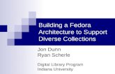 Building a Fedora Architecture to Support Diverse Collections