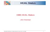 HCAL Status