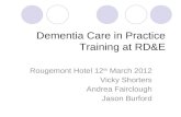 Dementia Care in Practice Training at RD&E