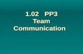 1.02   PP3 Team Communication
