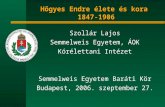 Hőgyes Endre élete és kora  1847-1906