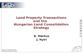 Land Property Transactions and the   Hungarian Land Consolidation Strategy