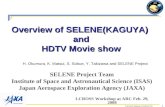 Overview of SELENE(KAGUYA)  and HDTV Movie show