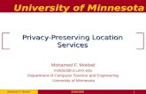 Privacy-Preserving Location Services