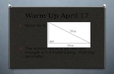 Warm Up April 17