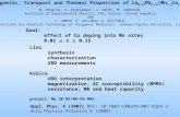 Magnetic, Transport and Thermal Properties of La 0.67 Pb 0.33 (Mn 1-x Co x )O y