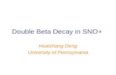Double Beta Decay in SNO +