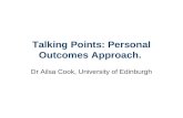 Talking Points: Personal Outcomes Approach.