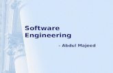 Software Engineering - Abdul Majeed