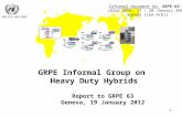 GRPE Informal Group on  Heavy Duty Hybrids