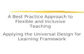 A Best Practice Approach to Flexible and Inclusive Teaching