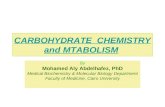 CARBOHYDRATE  CHEMISTRY and MTABOLISM