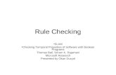 Rule Checking