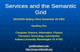 Services and the Semantic Grid