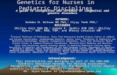 Genetics for Nurses in Pediatric Disciplines