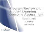 Program Review and Student Learning Outcome Assessment