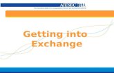 Getting into  Exchange