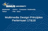 Multimedia Design Principles Pertemuan 17&18