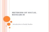 METHODS OF SOCIAL RESEARCH