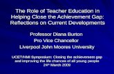 Professor Diana Burton  Pro Vice Chancellor  Liverpool John  Moores  University