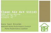 Clean Air Act 111(d) VAEEC Spring Meeting Thursday, May  29 Richmond, VA