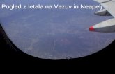 Pogled z letala na Vezuv in Neapelj