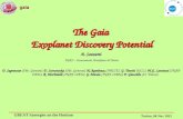 The Gaia  Exoplanet Discovery Potential A. Sozzetti INAF – Osservatorio Astrofisico di Torino