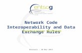 Network Code Interoperability and Data Exchange Rules