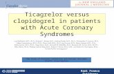 Ticagrelor versus clopidogrel in patients with Acute Coronary Syndromes