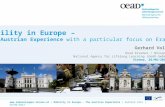 Mobility in Europe – The Austrian Experience  with a particular focus on Erasmus