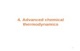4. Advanced chemical thermodynamics
