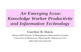 An Emerging Issue: Knowledge Worker Productivity and Information Technology