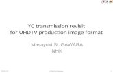 YC transmission  revisit for UHDTV production image format