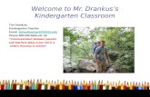 Welcome to Mr.  Drankus’s  Kindergarten Classroom
