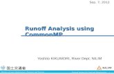 Runoff Analysis using CommonMP