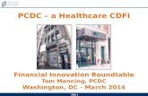 PCDC – a Healthcare CDFI