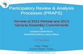 Participatory Review & Analysis Processes (PRAPS)
