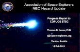 Progress Report to  COPUOS STSC Thomas D. Jones, PhD  tj@space-explorers Vienna, Austria