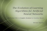 The Evolution of Learning Algorithms for Artificial Neural Networks
