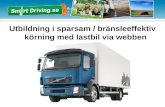 Utbildning i sparsam / bränsleeffektiv körning med lastbil via webben