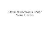 Optimal Contracts under Moral Hazard
