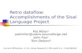 Retro dataflow: Accomplishments of the Sisal Language Project
